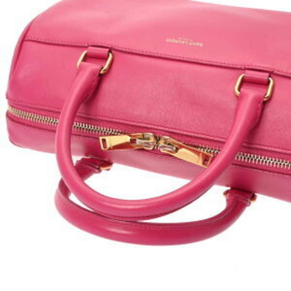 Saint Laurent Baby Duffle Pink Calfskin Shoulder Bag - Picture 3 of 9